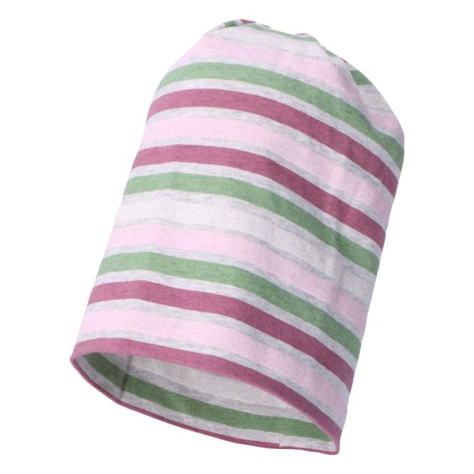 Sterntaler Mädchen Slouch-Beanie, Mütze gestreift, pink – 4002225-pink 