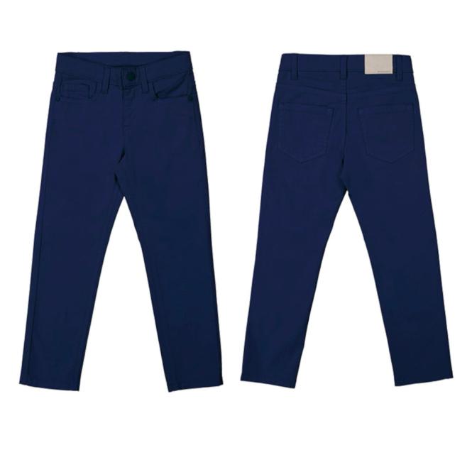 Mayoral Jungen Stoffose aus Twill in Slim Fit, Marineblau - 509. 