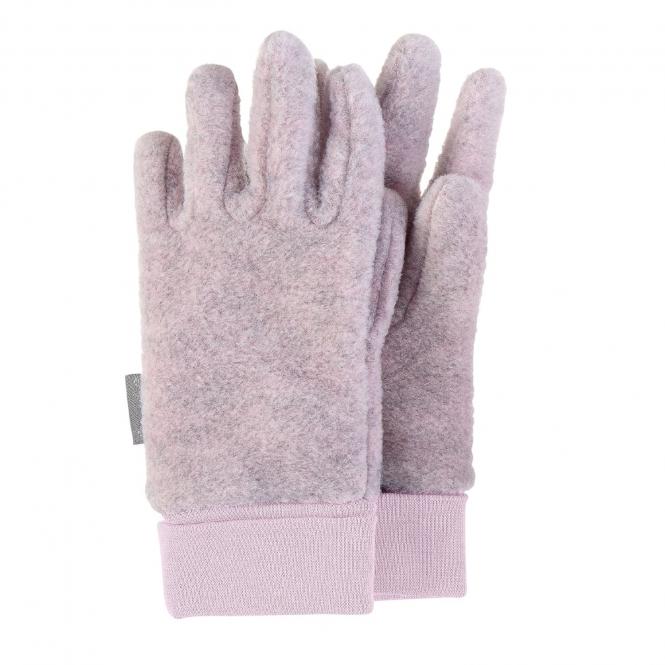 Mädchen Handschuhe Fingerhandschuhe Microfleece, rosa grau mel. – 4331410Größe 5 5 | rosa mel. | 