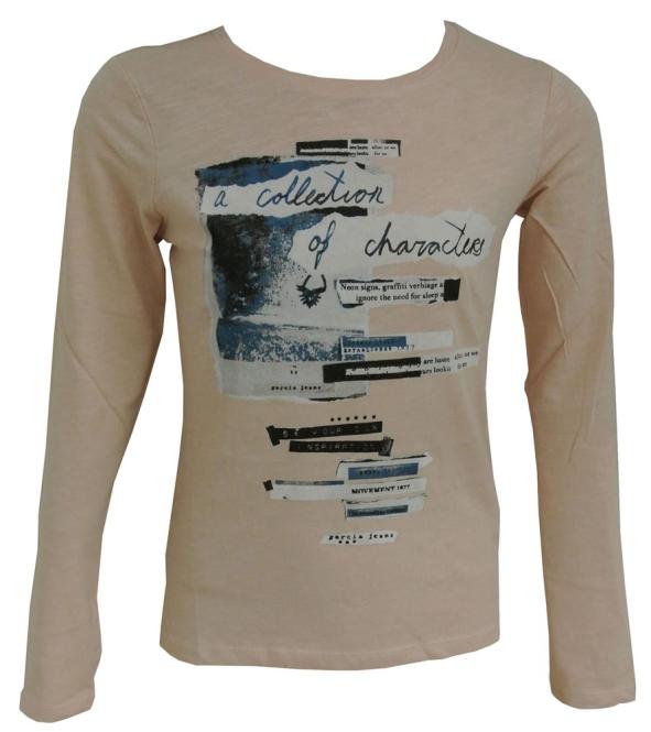 Teens Mädchen Langarmshirt, lachsfarben, S62402 