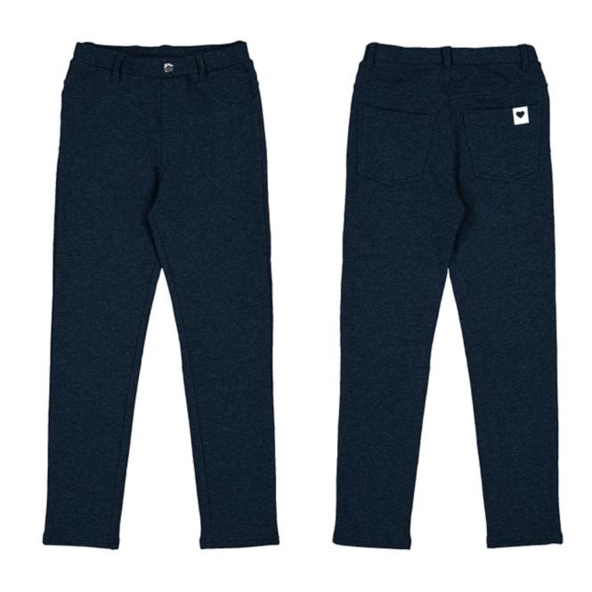 Mayoral Mädchen Plüschhose mit 5 Taschen, dunkelblau - 7511 
