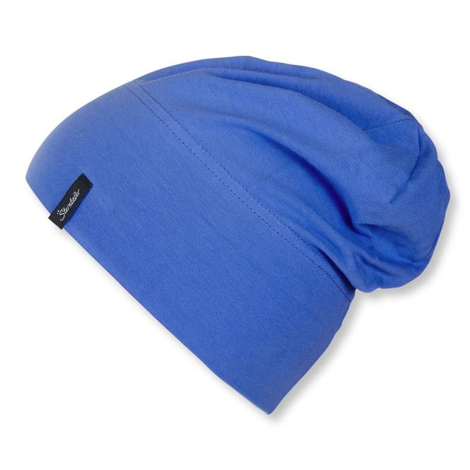 Umschlagmütze kurze Mütze Slouch Beanie Jungen, blau - 1531400 