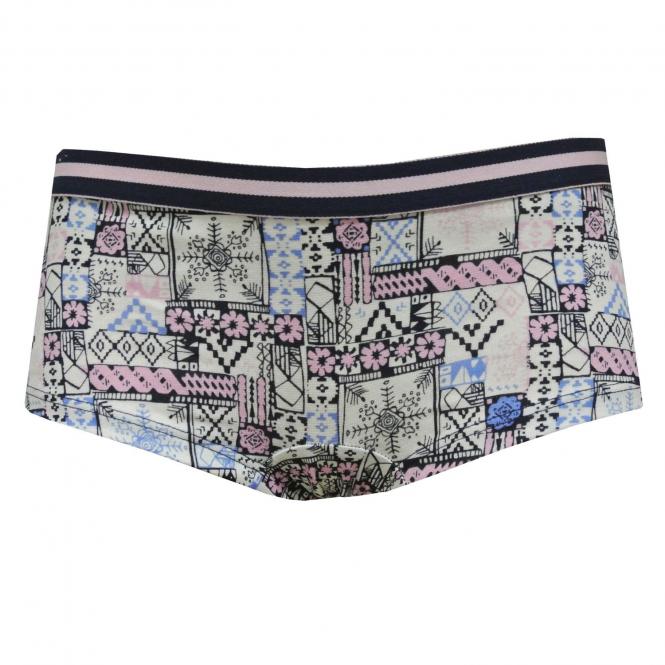 Shorts Panty Mädchen gemustert, blau 