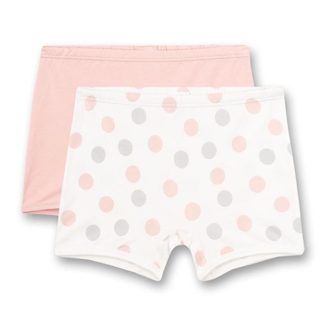 Sanetta Mädchen-Shorts (Doppelpack), rosa - 335128 