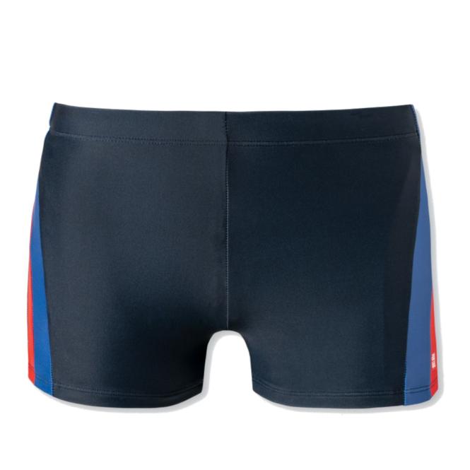 Schiesser Jungen Bade-Retroshorts Wirkware recycelt LSF40+ Schulsport mit Streifen, dunkelblau - 179164 