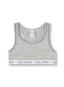 Bustier Mädchen meliert, blau grau - 345207 